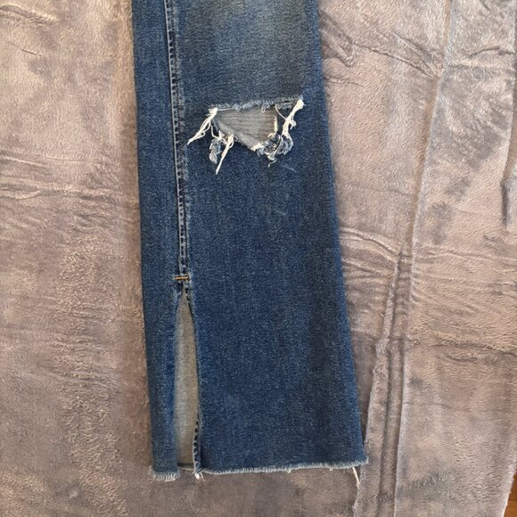 Rag & Bone Women’s Jeans Size 26 Kick Flare Raw Hem Blue - Picture 5 of 16